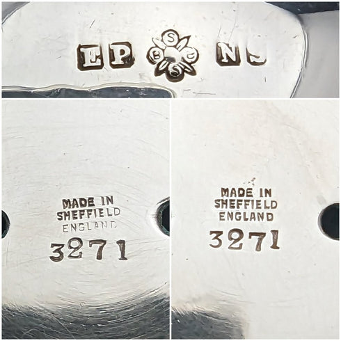 British Vintage Silver Plate Sugar Pot & Cream Jug